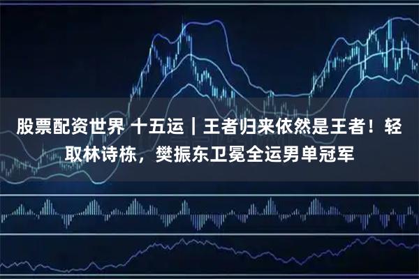 股票配资世界 十五运｜王者归来依然是王者！轻取林诗栋，樊振东卫冕全运男单冠军